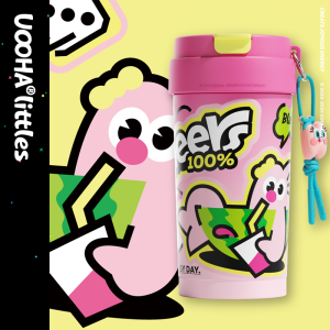 uooha多巴胺咖啡杯陶瓷涂层内胆保温杯便携水杯儿童成人杯