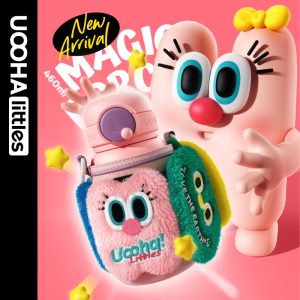 UOOHA儿童魔法口袋保温杯女生大容量水杯儿童随行便携可爱盲盒杯