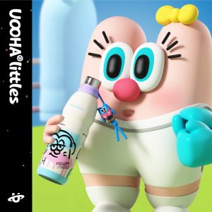 uooha满分能量运动水杯陶瓷涂层内胆保温杯大容量吸管杯子保冷杯